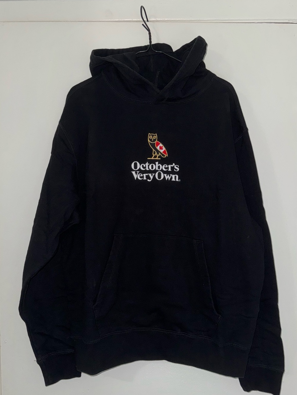 (OVO) Black Logo Hoodie